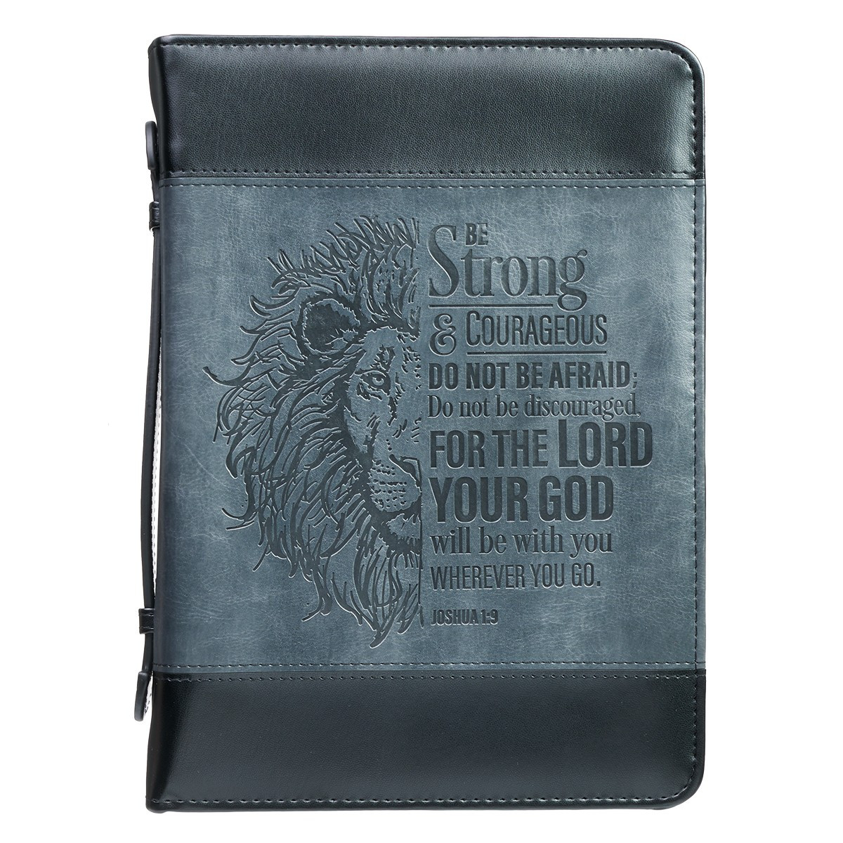 BE STRONG LION BIBLE COVER
